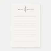 Modernes Botanisches Leaf I Post-it® Notes Post-it Klebezettel (Vorderseite)