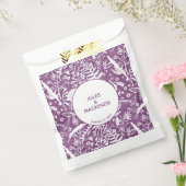 Modernes botanisches Lila Geschenktütchen (Versiegelt)