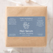 Modernes botanisches neutrales blaues Naturprodukt (Insitu)