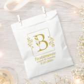 Modernes botanisches Schreiben B Personalisiert Geschenktütchen (Ausgeschnitten)