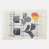 Modernes Botanisches Teetuch mit stilvollen Pflanz Geschirrtuch (Horizontal)