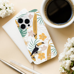 Modernes botanisches tropisches Personalisiert Case-Mate iPhone 14 Pro Max Hülle