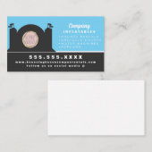 Modernes Bouncy House Party Carnival Rentals Visitenkarte (Vorne/Hinten)