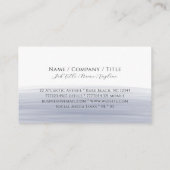 Modernes Boutique Dunkles Lila Wasserfarbengeschäf Begleitkarte (Rückseite)