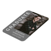 Modernes Boy Abschluss Foto Magnet (Linke Seite)