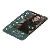 Modernes Boy Abschluss Foto Magnet (Linke Seite)