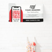 Modernes Branding - Beruflicher QR-Code Banner (InSitu)