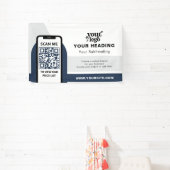 Modernes Branding - Beruflicher QR-Code Banner (InSitu)