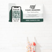 Modernes Branding - Beruflicher QR-Code Banner (InSitu)