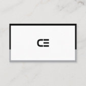 Modernes Branding für Gründer- und CEO-Visitenkart Visitenkarte (Rückseite)