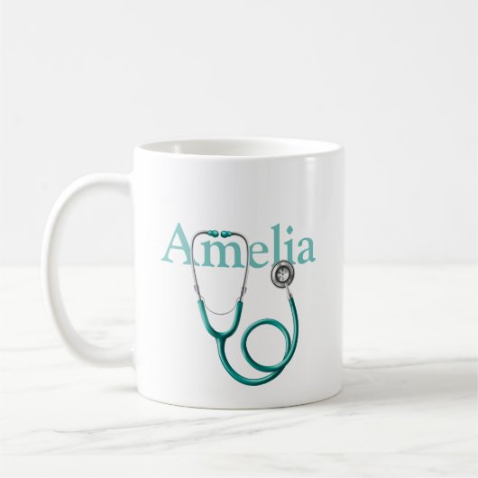 Modernes Brauch New Doctor Birthday-Geschenk Kaffeetasse (Links)