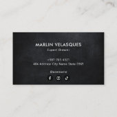 Modernes Brauereigeschäft | Bierlieferant Visitenkarte (Rückseite)