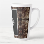 Modernes Braun und Gold Milchtasse (Rechts)