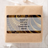 Modernes braunes Fraktal (Insitu)