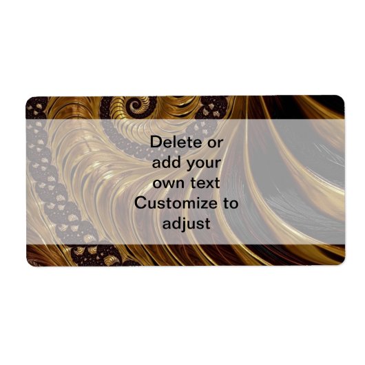 Modernes braunes Fraktal (Vorne)