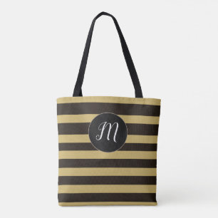 Modernes, braunes Muster Tasche