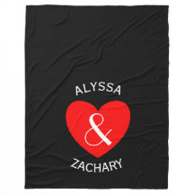 Modernes Braut-und Bräutigam-Rot-Herz