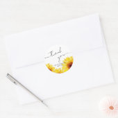 Modernes Brautduschenaufkleber Runder Aufkleber (Umschlag)