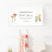 Modernes Brautparty Cocktail Party Banner (Insitu)