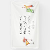 Modernes Brautparty Cocktail Party Banner (Vertikal)