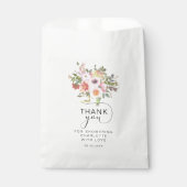 Modernes Brautparty der Blume Geschenktütchen (Vorderseite)