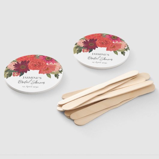 Modernes Brautparty der Herbstflora Fächer (Non-assembled)