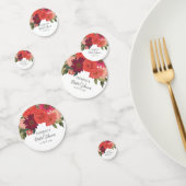 Modernes Brautparty der Herbstflora Konfetti (Gruppe)