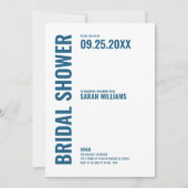 Modernes Brautparty einladen Einladung (Vorderseite)