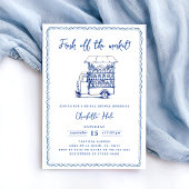 Modernes Brautparty Einladung