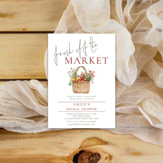 Modernes Brautparty Einladung