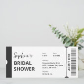 Modernes Brautparty Einladung (Stehend Vorderseite)