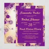 Modernes Brautparty Feiertagskarte (Vorne/Hinten)