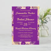 Modernes Brautparty Feiertagskarte (Stehend Vorderseite)