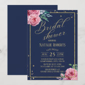 Modernes Brautparty für die Blumenindustrie Einladung (Vorne/Hinten)