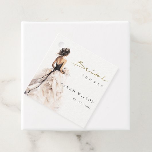 Modernes Brautparty für Hochzeitsfeiern Geschenkanhänger (Beispiel)