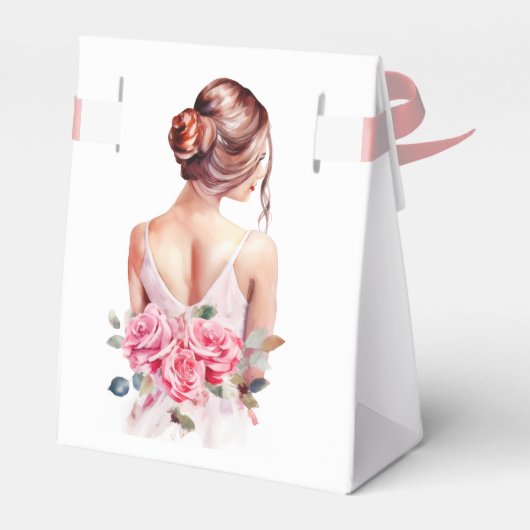 Modernes Brautparty für Hochzeitsfeiern Geschenkschachtel (Rückseite)