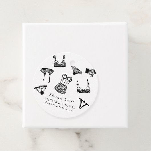 Modernes Brautparty für Pinselskripte Geschenkanhänger (Beispiel)