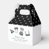 Modernes Brautparty für Pinselskripte Geschenkschachtel (Rückseite)