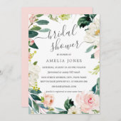 Modernes Brautparty für Wasserfarben Einladung (Vorne/Hinten)