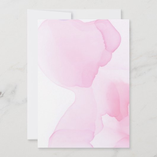 Modernes Brautparty in Rosa Einladung (Rückseite)