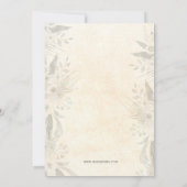 Modernes Brautparty mit Aquarellblumen laden Einladung (Rückseite)