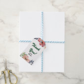 Modernes Brautparty mit floraler Wasserfarbe Chic  Geschenkanhänger (Mit Garn)