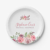 Modernes Brautparty Pappteller (Vorderseite)