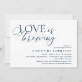 Modernes Brautparty Party, Liebe bricht Invita Einladung (Vorderseite)