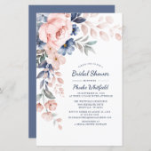 Modernes Brautparty Rosa Einladung (Vorne/Hinten)