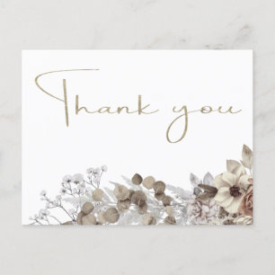 Modernes Brautparty Vielen Dank  Postkarte