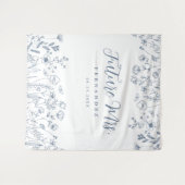 Modernes Brautparty Wandteppich (Vorderseite (Horizontal))