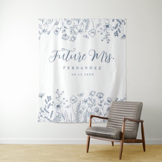 Modernes Brautparty Wandteppich (Beispiel)