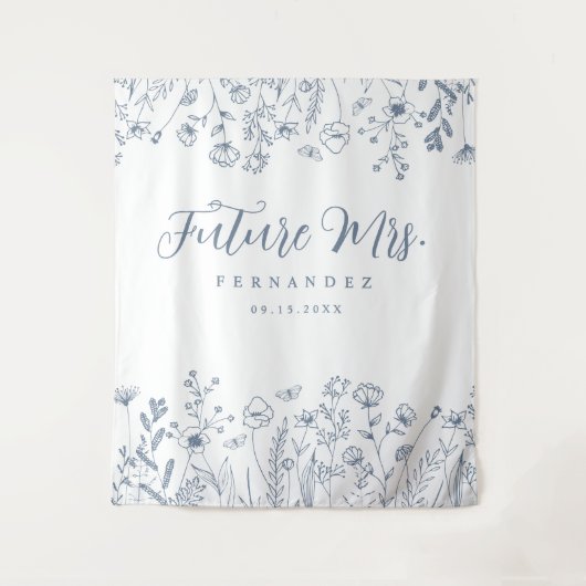 Modernes Brautparty Wandteppich (Vorderseite)