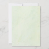 Modernes Brautparty Wasserfarben Wüste Kakteen Art Einladung (Rückseite)